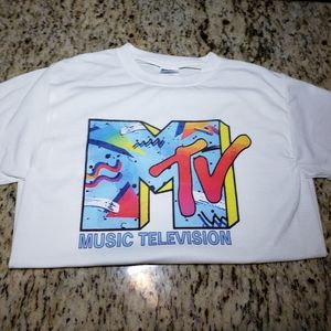 Retro Stylized MTV Logo Tee
